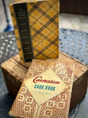 Vintage Baking Cookbook Set Carnation Mary Blake Home Baking Recipes